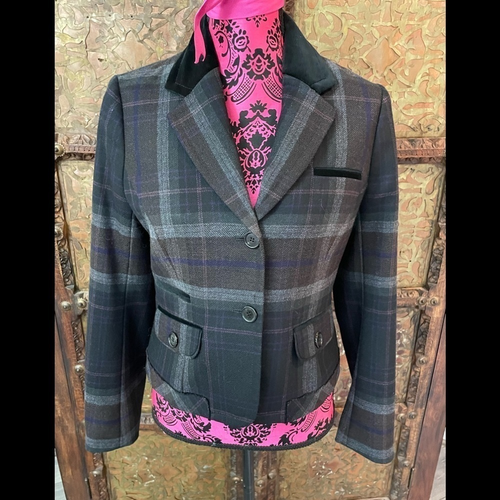 Pink‎ Tartan jacket size 8